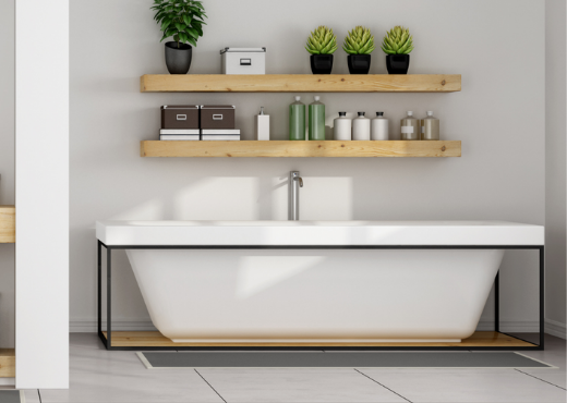 Effetto legno in bagno: quando la funzionalità incontra l'estetica