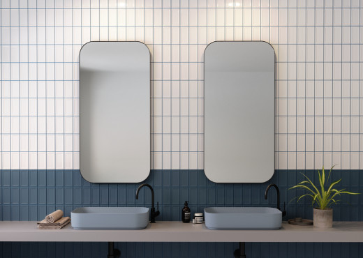 Piastrelle effetto brick: un tocco di stile industriale nel tuo bagno