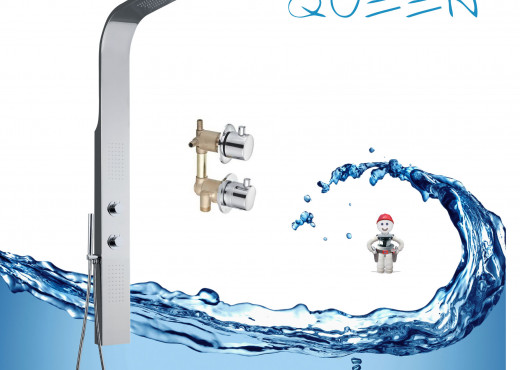 Shower panel QUEEN series