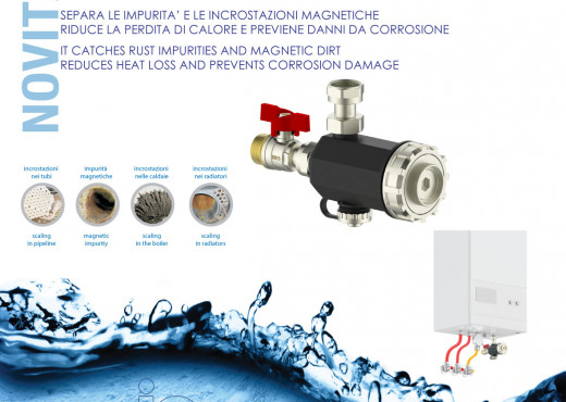 News boiler care - Magnetic dirt separator