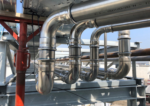 Sistemi in acciaio a pressare